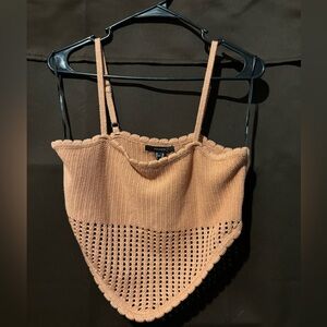 Bandeau crocheted top forever21